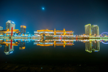 海河夜景