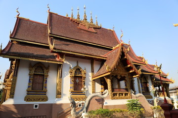 泰国清迈古寺庙