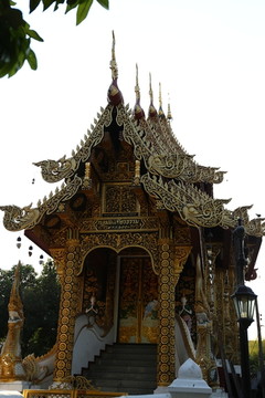 泰国清迈古寺庙