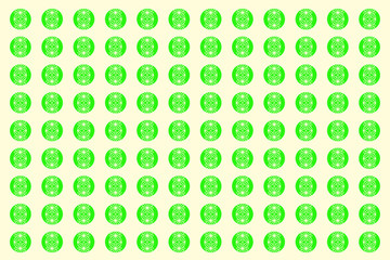 绿色圆点儿童色彩