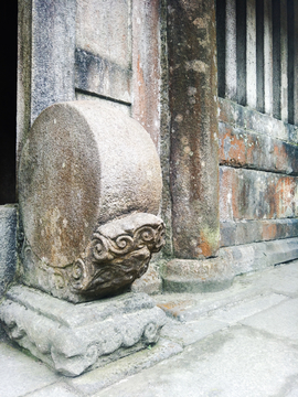 顺昌宝山寺全石头建筑