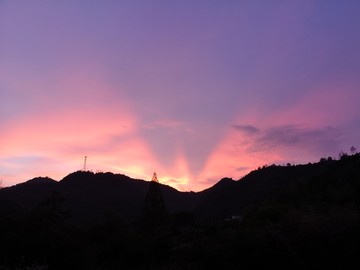 晚霞