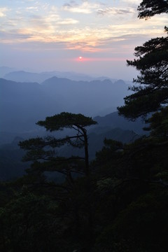 三清山日出