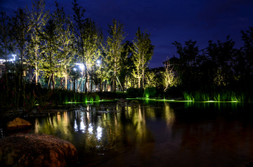 天汉文化公园夜景