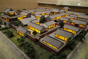 古建筑沙盘
