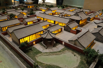 古建筑沙盘