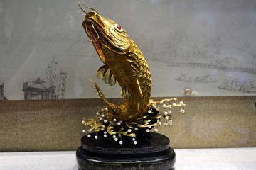 鲤鱼工艺品