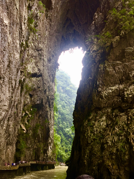 贵州大七孔溶洞