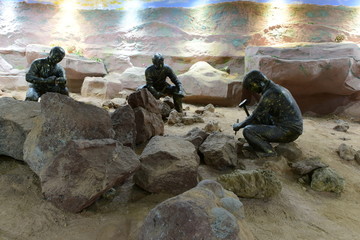 恐龙化石考古发掘