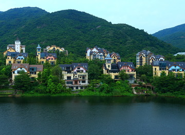 欧洲建筑欧洲小镇
