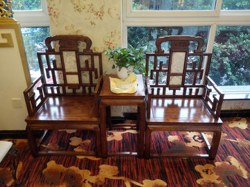 中式复古实木椅