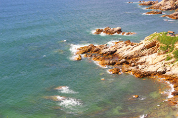 碧海蓝天海天一线