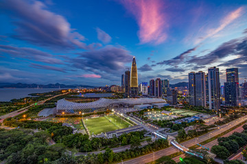 深圳湾体育中心全景