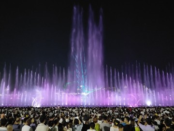 南昌秋水广场新喷泉