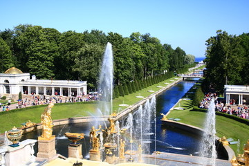 圣彼得堡夏宫喷泉