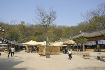 韩国民俗村旅游餐饮休闲区