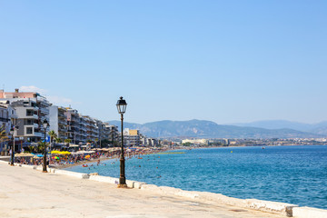 希腊伯罗奔尼撒半岛海滩