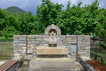 园林文化石喷泉