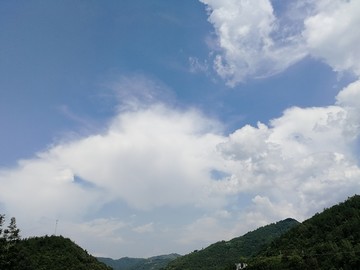 蓝天白云