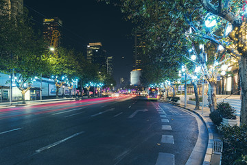 上海南京西路街景