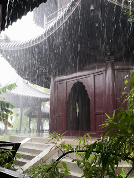 暴雨素材