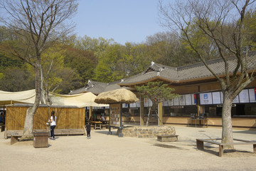 韩国民俗村旅游餐饮休闲区