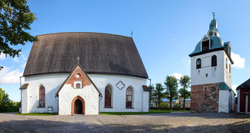 波尔沃大教堂全景图