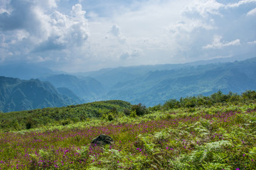 崇山峻岭