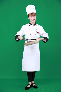 美女厨师高清摄影图