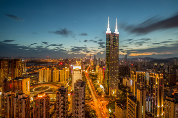 地王大厦夜景