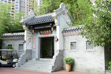 中式建筑门楼