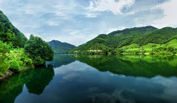 金华金兰水库全景