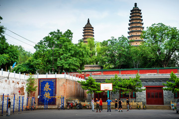 太原永祚寺双塔