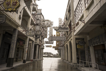 老广州复古街景