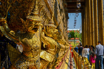 泰国大皇宫雕像