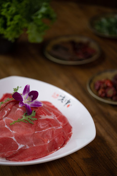 牛肉切片