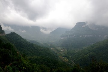 山区云海风景