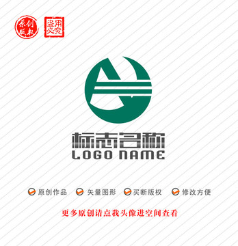 AY字母YA标志logo