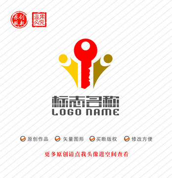 钥匙人教育logo