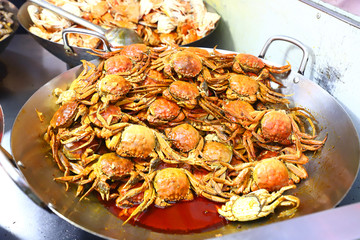 街头美食螃蟹