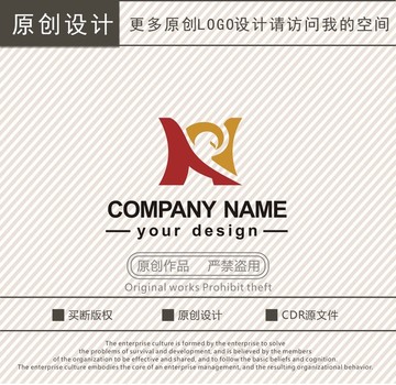 KY字母凤凰装饰公司logo