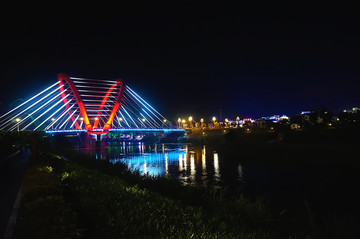 荔波樟江大桥夜景