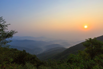 浦北五皇山云海日出