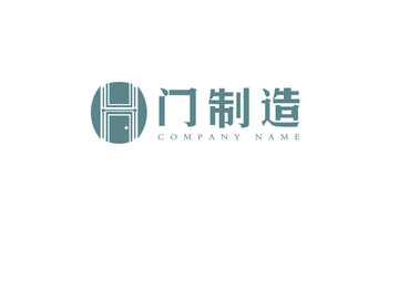 门logo标志