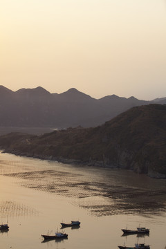 海岛晚霞