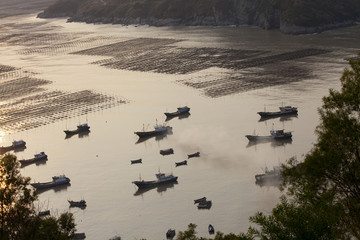 海岛晚霞