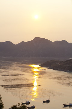 海岛晚霞