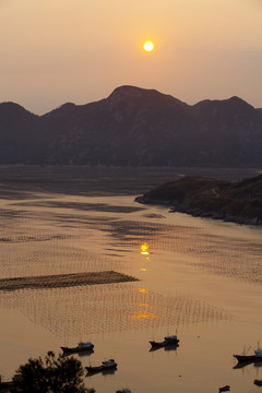 海岛晚霞