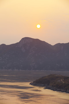 海岛晚霞