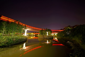 金华彩虹桥夜景
